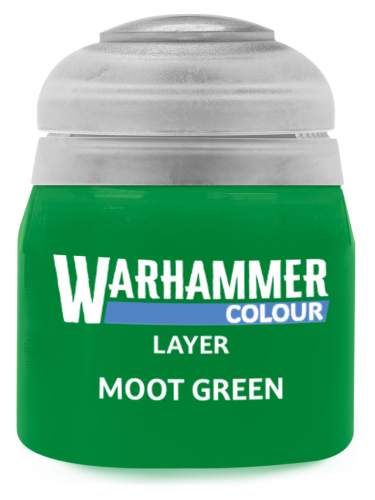 Warhammer Colour Layer Paint (Moot Green) - borító színe, zöld