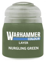 Warhammer Colour Layer Paint (Nurgling Green) - borító színe, zöld