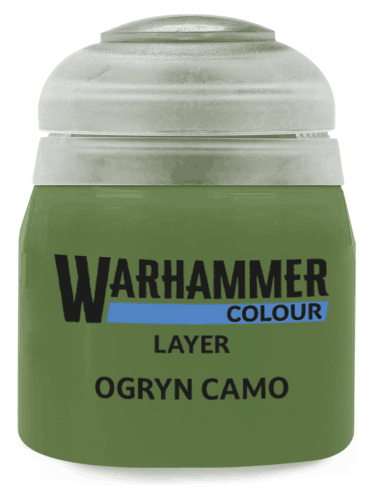 Warhammer Colour Layer Paint (Ogryn Camo) - borító színe, zöld