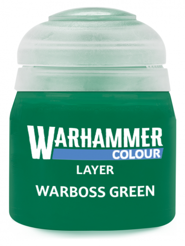 Warhammer Colour Layer Paint (Warboss Green) - borító színe zöld
