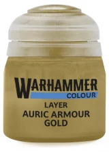 Warhammer Colour Layer Paint (Auric Armour Gold) - borító színe, arany