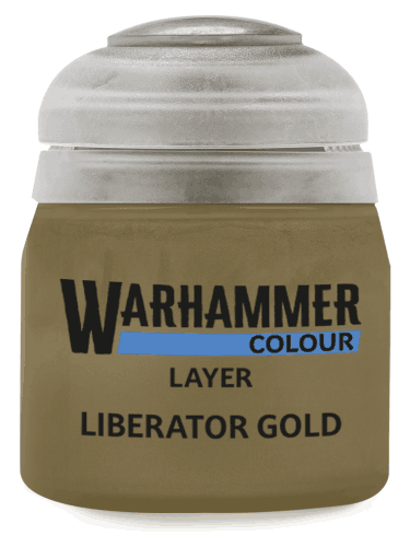 Warhammer Colour Layer Paint (Liberator Gold) - borító színe, arany
