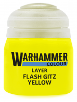 Warhammer Colour Layer Paint (Flash Gitz Yellow) - fedőfesték, sárga