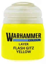 Warhammer Colour Layer Paint (Flash Gitz Yellow) - fedőfesték, sárga