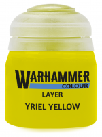 Warhammer Colour Layer Paint (Yriel Yellow) - borító színe sárga