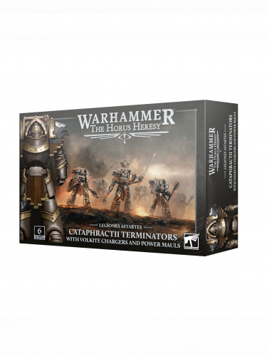 Warhammer: Horus Heresy - Legiones Astartes - Cataphractii Terminators with Volkite Chargers and Power Mauls (6 figura)