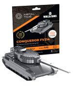 Építőkészlet World of Tanks - Conqueror FV214 (fém)