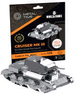 Építőkészlet World of Tanks - Cruiser Mk III (fém)