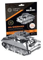 Építőkészlet World of Tanks - M4 Sherman (fém)
