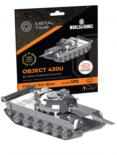 Építőkészlet World of Tanks - Object 430 (fém)