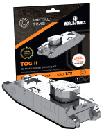 Építőkészlet World of Tanks - TOG2 (fém)