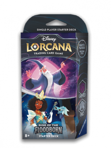 Kártyajáték Lorcana: Rise of the Floodborn - Amethyst / Steel Starter Deck