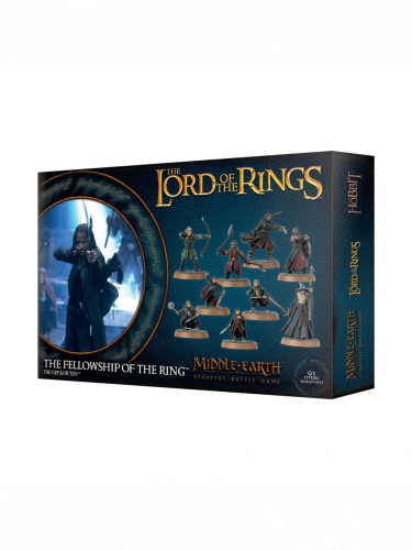 Társasjáték The Lord of the Rings - Middle-Earth Strategy Battle Game - The Fellowship of the Ring (9 figura)