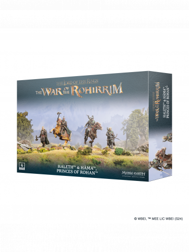 Társasjáték The Lord of the Rings - Middle-Earth Strategy Battle Game: The War of the Rohirrim - Haleth & Háma, Princes of Rohan (2 figura)