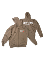 Pulóver Gray Zone Warfare - Logo (cipzárral)