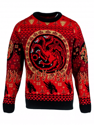 Karácsonyi pulóver Game of Thrones - Targaryen Logo Jumper