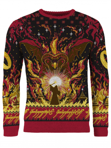 Karácsonyi pulóver The Lord of the Rings - Balrog Christmas Jumper