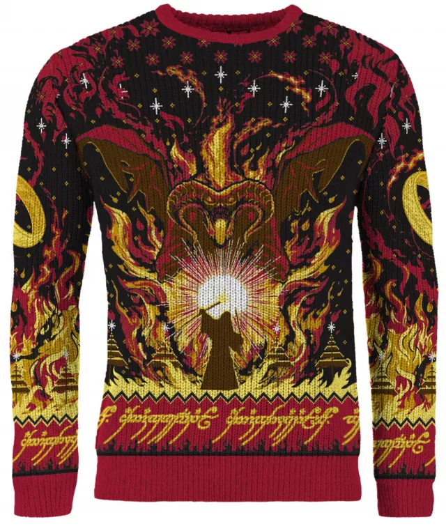 Karácsonyi pulóver The Lord of the Rings - Balrog Christmas Jumper