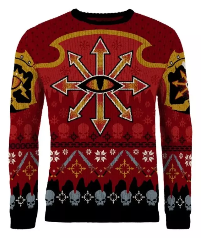 Karácsonyi pulóver Warhammer 40,000 - Chaos Christmas Jumper