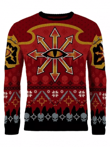 Karácsonyi pulóver Warhammer 40,000 - Chaos Christmas Jumper