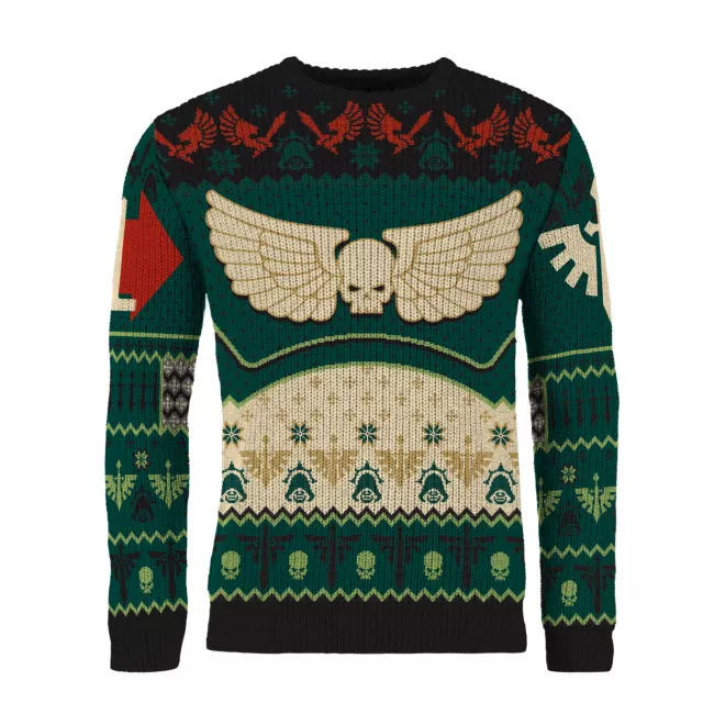 Karácsonyi pulóver Warhammer 40,000 - Dark Angels Christmas Jumper