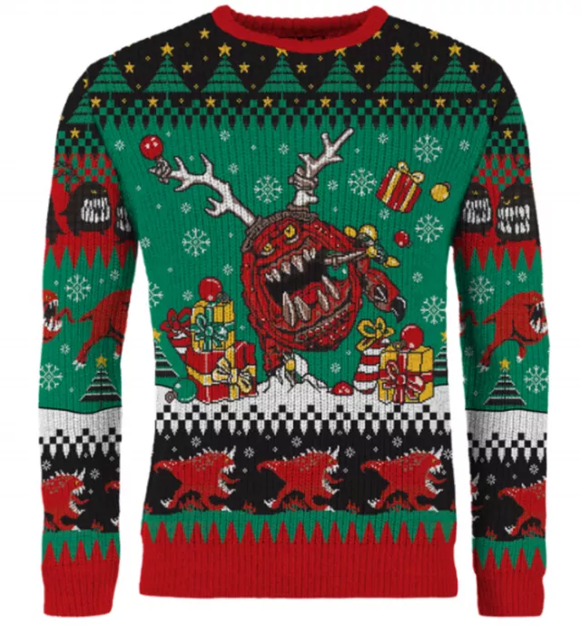 Karácsonyi pulóver Warhammer 40,000 - Squig Christmas Jumper
