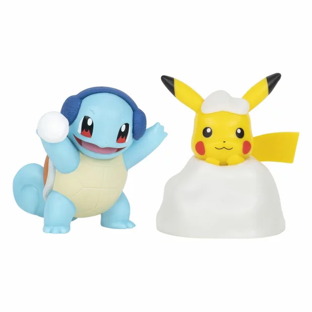 Figurka Pokémon - Pikachu and Squirtle Holiday (Battle Figure Pack)