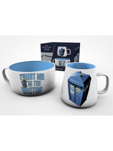 Doctor Who reggeliző szett- Tardis