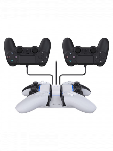 Töltőállomás Raptor-Gaming RG-CS200 Dual kontrollerekhez (PS5)