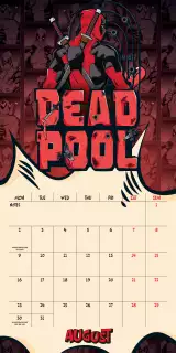 Naptár Deadpool 2027 - Marvel