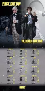 Naptár Doctor Who Classic Edition 2027