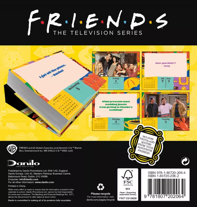 Naptár Friends 2027 (asztali)