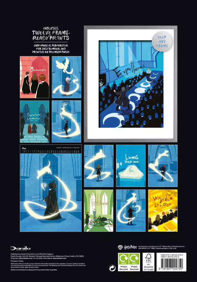 Naptár Harry Potter Deluxe 2027 (A3)