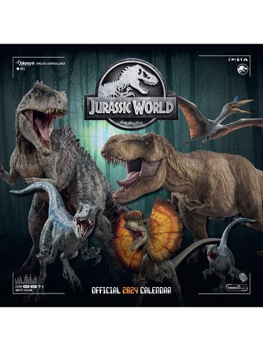 Naptár Jurassic World 2024