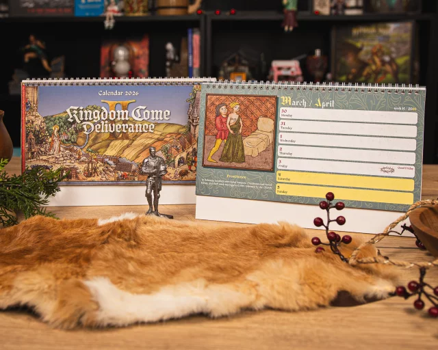 Naptár Kingdom Come: Deliverance II 2026 (asztali) ENG