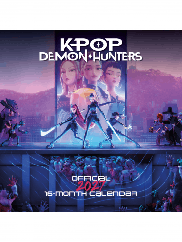Naptár KPop Demon Hunters 2027 (16 hónapos, multi-language)