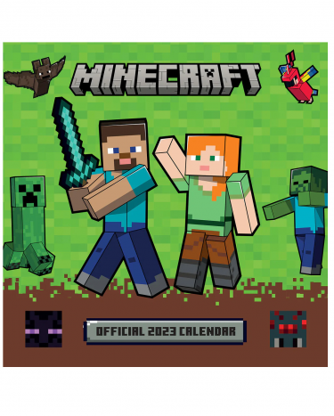 Naptár Minecraft 2023