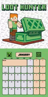 Naptár Minecraft 2027