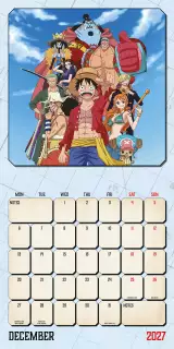 Naptár One Piece 2027 - Anime
