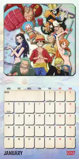 Naptár One Piece 2027 - Anime