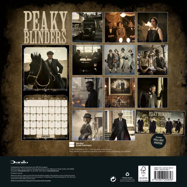 Naptár Peaky Blinders 2027