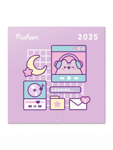 Naptár Pusheen 2025