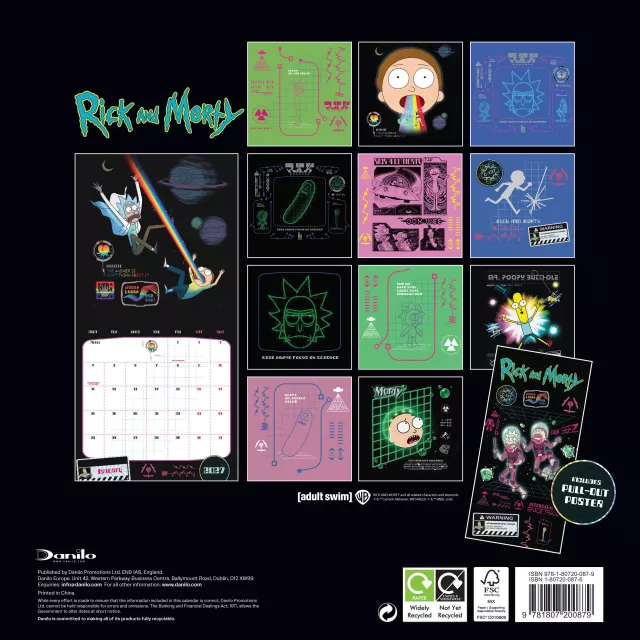 Naptár Rick and Morty 2027 - Rick & Morty