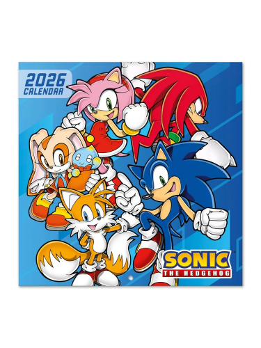 Naptár Sonic the Hedgehog 2026