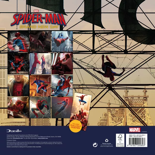 Naptár Spider-Man: Brand New Day 2027 - Marvel