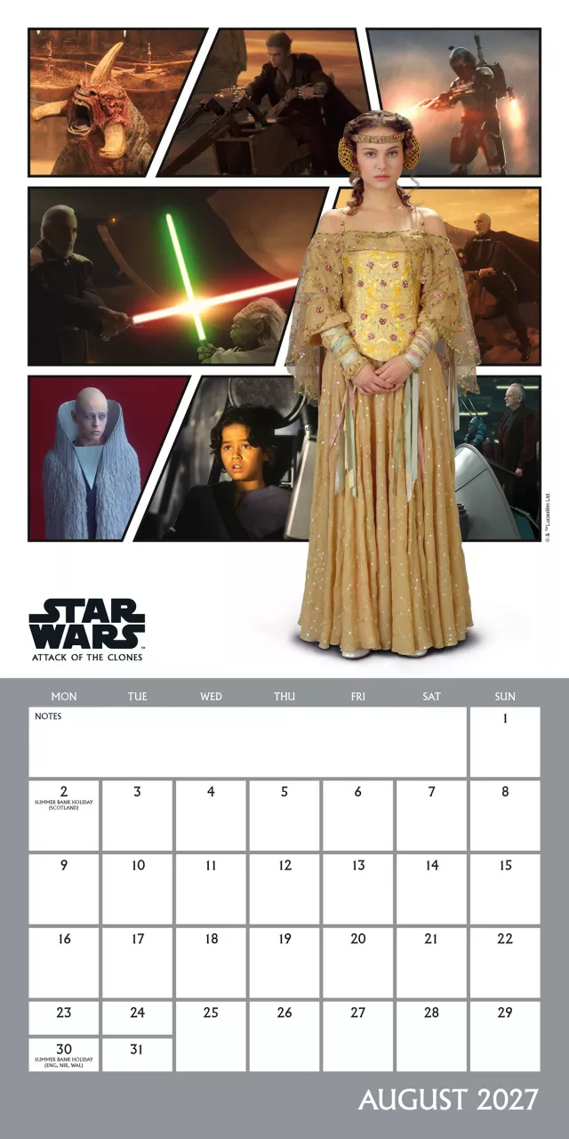 Naptár Star Wars Classic 2027