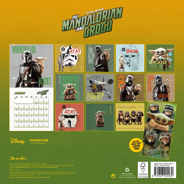 Naptár Star Wars: The Mandalorian and Grogu 2027