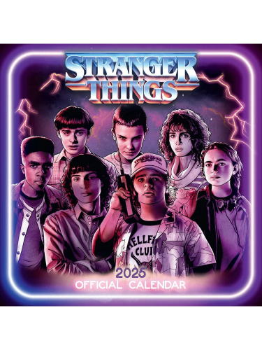 Naptár Stranger Things 2025