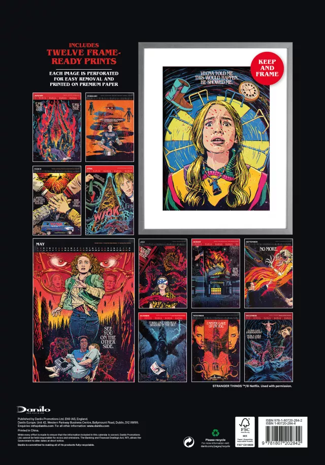 Naptár Stranger Things Deluxe 2027 (A3)