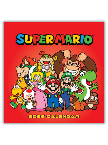 Naptár Super Mario 2026